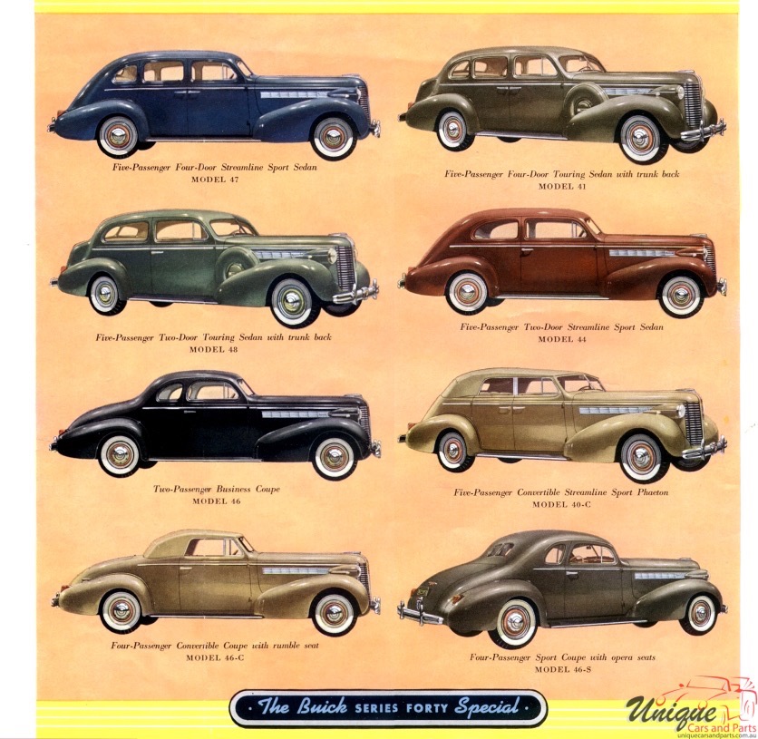 1938 Buick Foldout Page 1